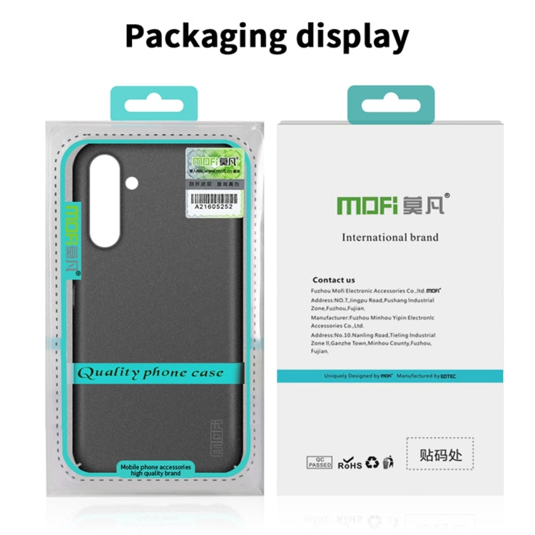 MOFI Fandun Series Frosted PC case for Samsung Galaxy S24 Ultra 5G, showcasing its sleek design and lightweight build.